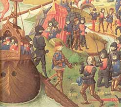 Henry V Disembarks