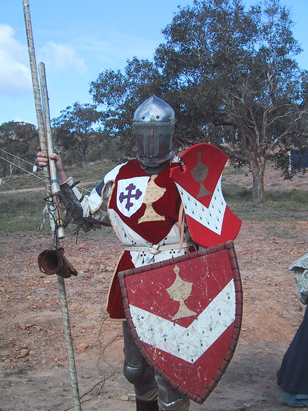 Medieval Knight Heraldry SCA Surcoat Tunic Tabard 